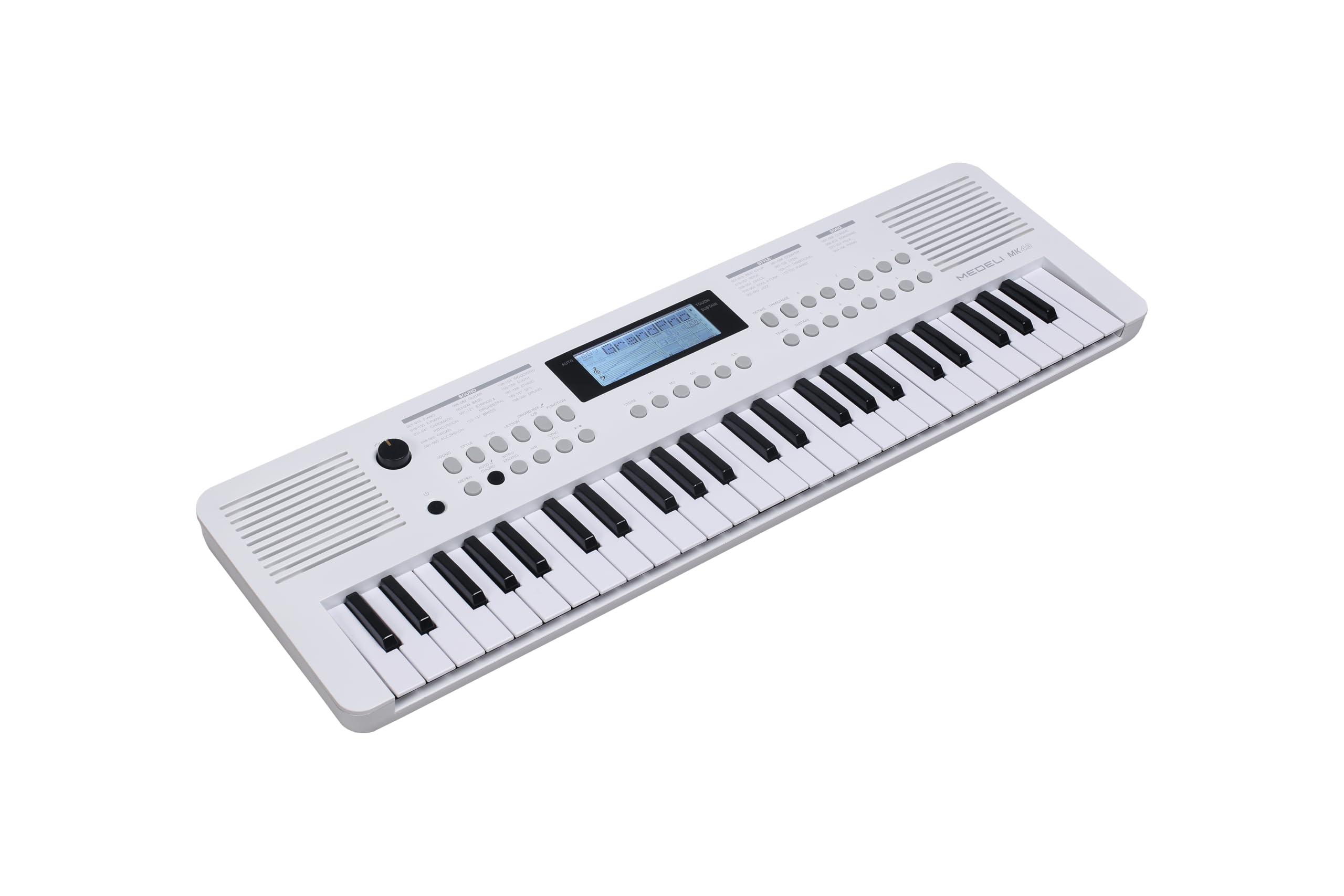 Medeli MK49 49 Key Portable Keyboard, White : Amazon.in: Musical