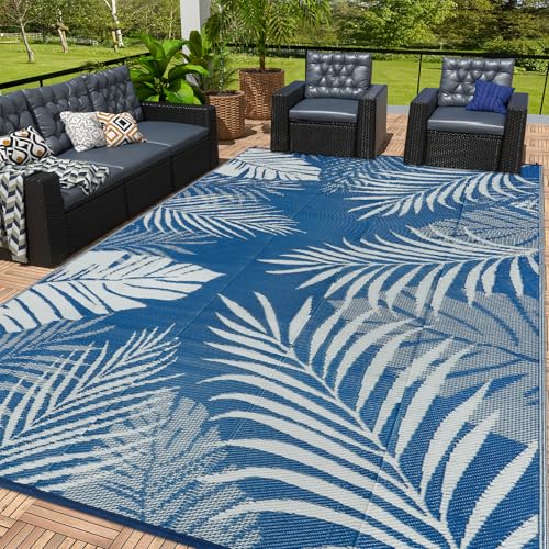 Edlbaegy Outdoor Rug Large 180x270 Waterproof Plastic Garden Rugs...