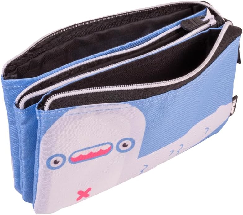 MILAN® Aliens Special Series 5 Compartments Pencil Case, Blue