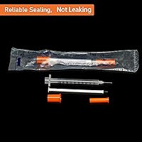 Vista 5 de Jeringa de 1ml/cc 31G de 5/16" (8mm) con aguja, desechable, paquete individual, paquete de 100