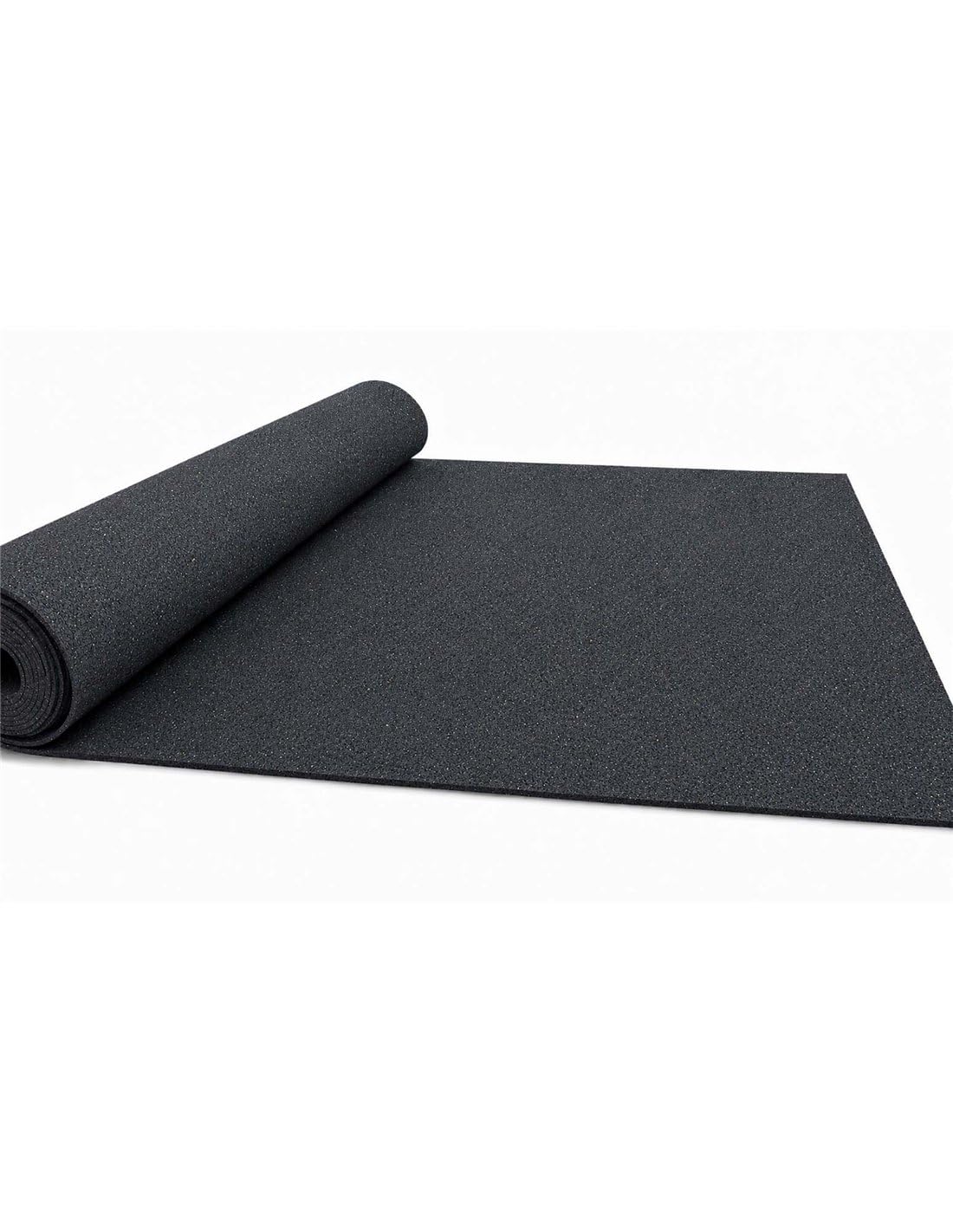 Jardin202 - Esterilla de Ejercicio y Fitness Especial para Gimnasios | EPDM Negro | Base Negra