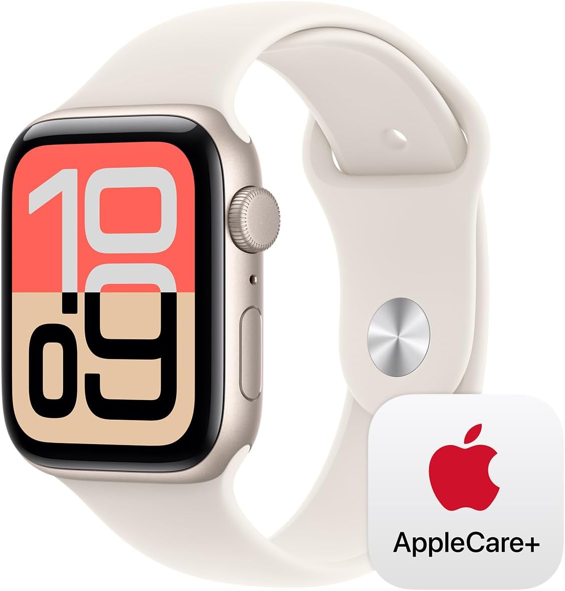 Apple Watch SE 3 - GPS Model - 40mm Starlight Aluminum Case with Starlight Sport Band - S/M view 10