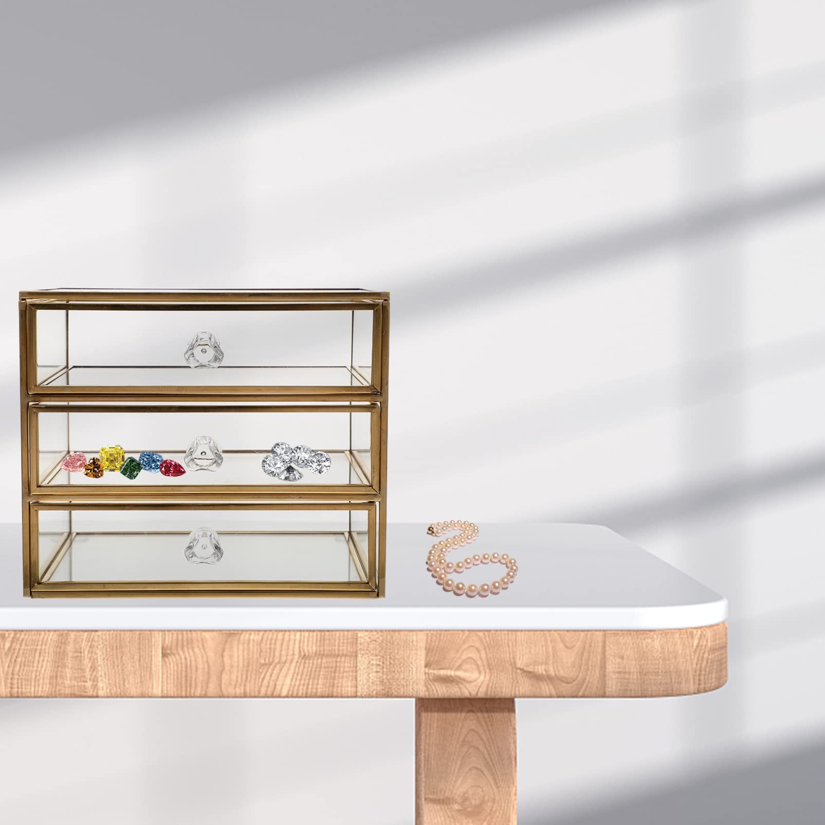 Alipis Boîte De Rangement Niveaux Pour Bijoux Cosmétiques Maquillage Papeterie Compacte Et Légère