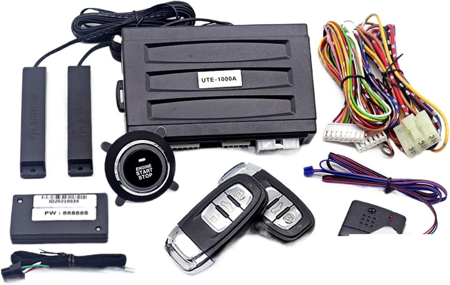 Universal Car Alarm AutoStart Keyless Entry System Remote