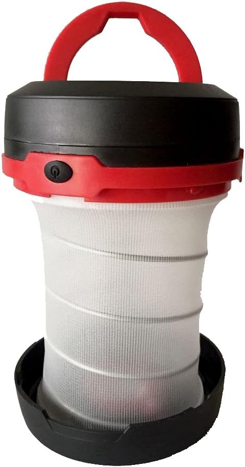 Fishiss Bright Camping LED Lantern Collapsible Light Mini Flashlight Light Weight,hanging Handle,3 Lighting Levels,using Battery,for Camping, Hiking,in Tent, Outdoor Sports,easy Into Pants Pocket