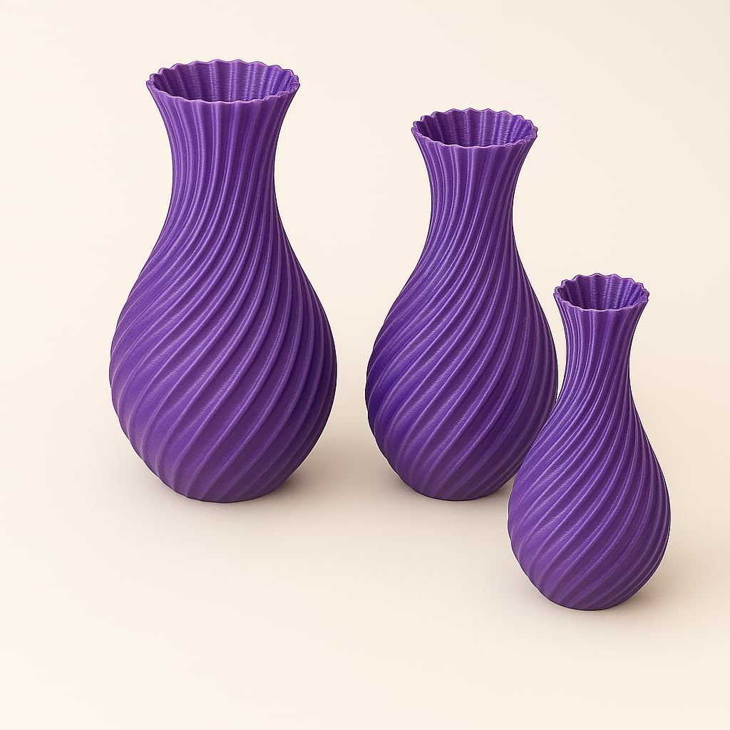 Amazon.com: Modern Spiral Vase, 3D Printed Design, Decorative