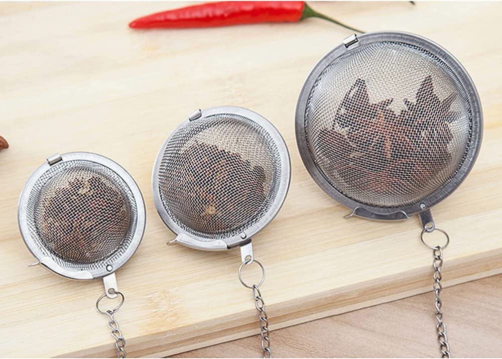2 Unidades USB de Malla de Acero Inoxidable, Bola de té de 2,1 Pulgadas, filtros para infusor de té, filtros para té-2.2IN