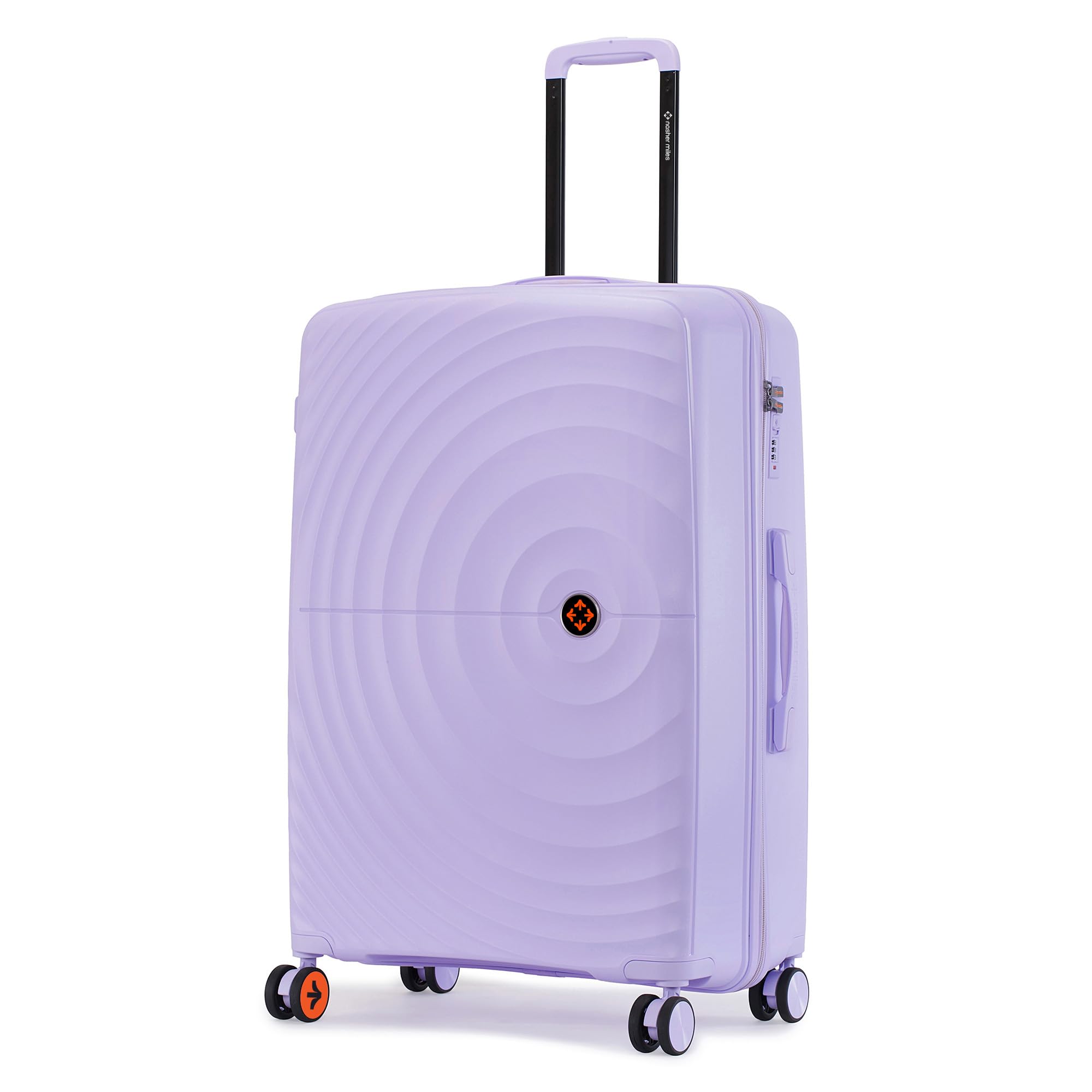 Polypropylene Spinner Seattle Hard-Sided Check-in Luggage 28 inch | 75cm | 8 Wheels Large Trolley Bag for Travel | Suitcase (Pastel Purple)