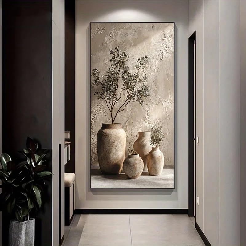 Branches d'olivier affiche décorative pour habiller grand mur