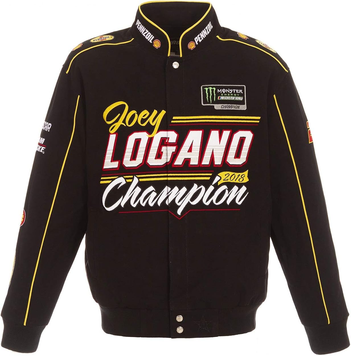 Amazon Com Joey Logano Champion Jacket Size Clothing
