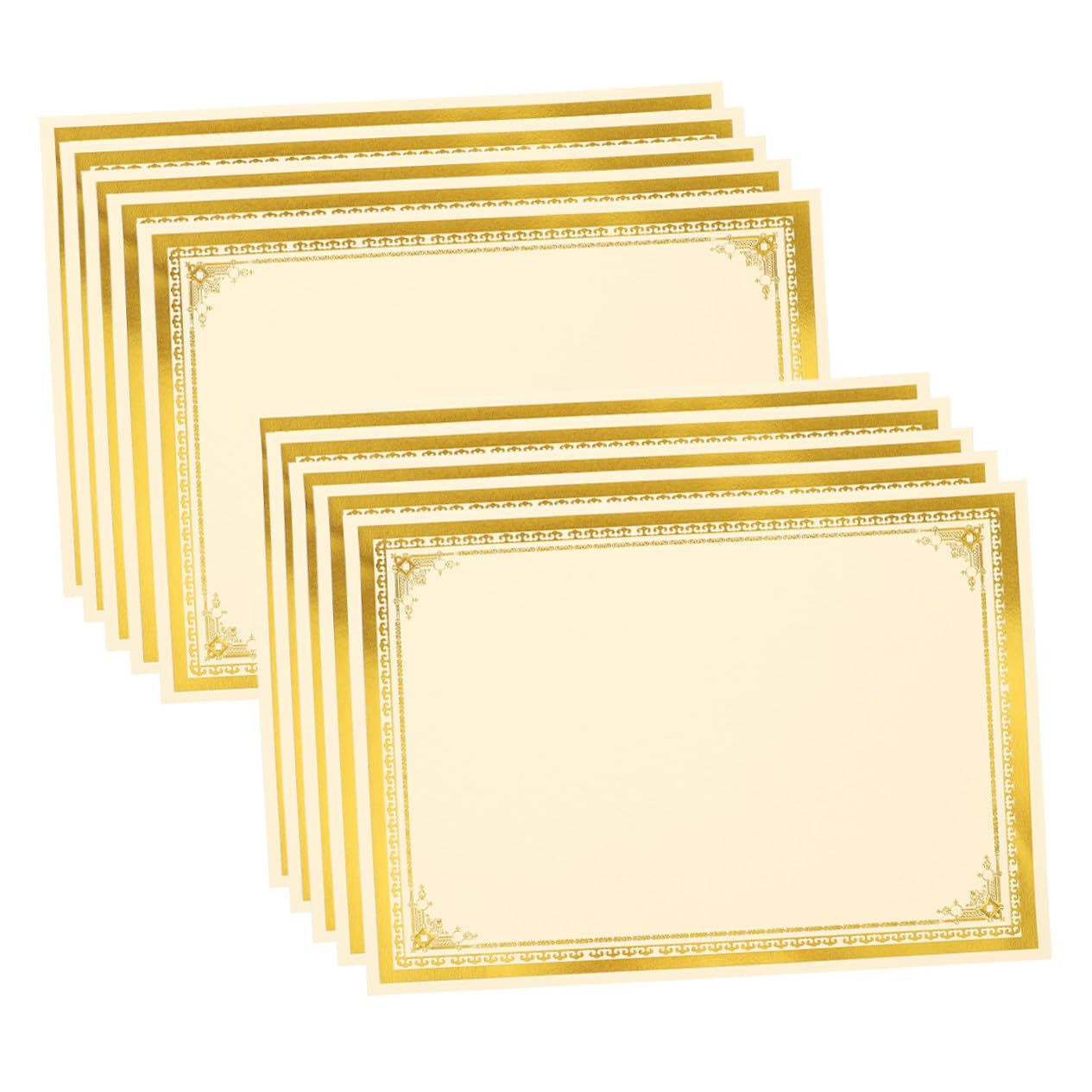 Papel de Dorado Imprimible 35 Hojas para Diplomas y Reconocimientos Escolares