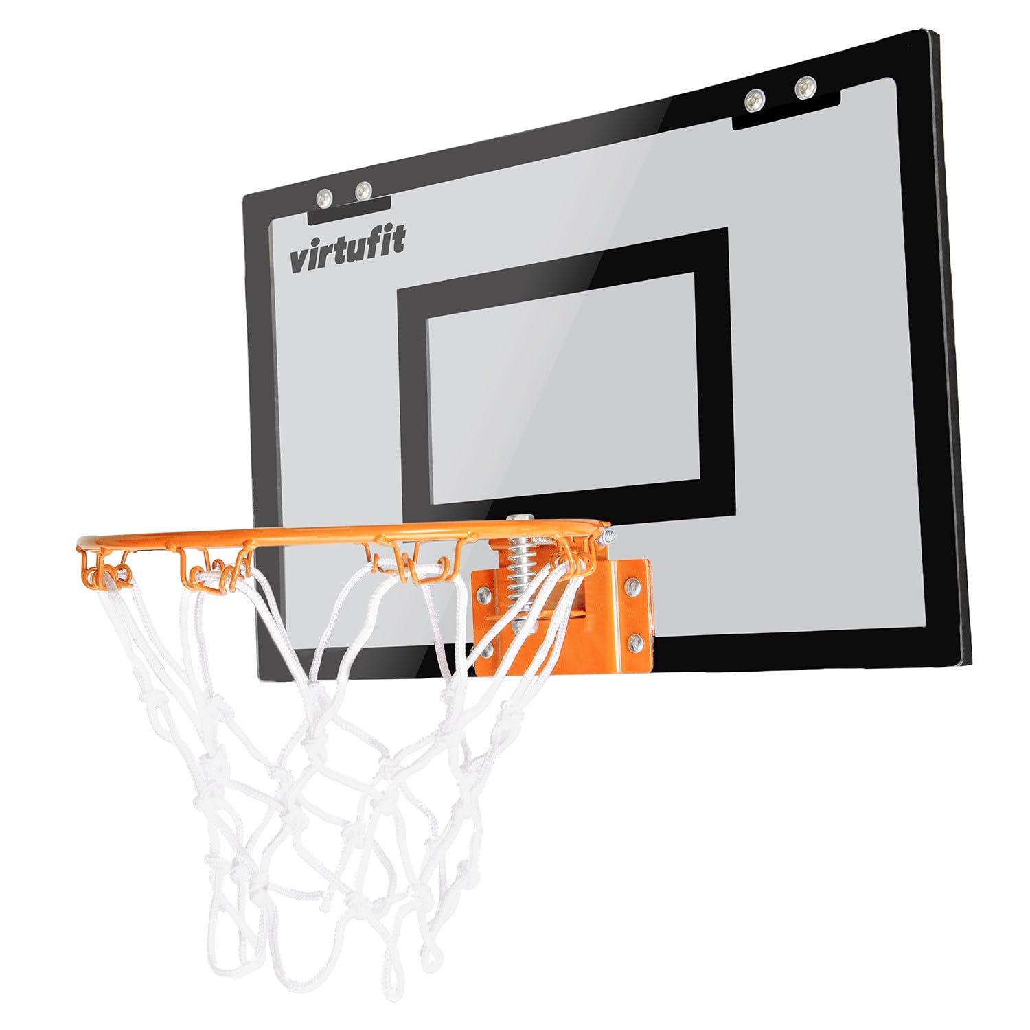 VirtuFit Pro Mini Baloncesto con 2 Bolas y Bomba - Negro