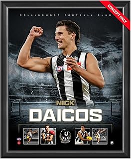 Nick Daicos Collingwood Official Licensed AFL Print Framed
