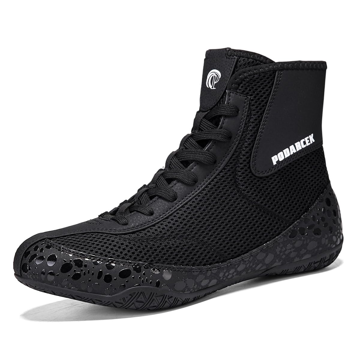 Zapatillas De Boxeo para Hombre De Caña Alta, Transpirables, con Cordones, para Entrenamiento De Boxeo, Kickboxing, Gimnasio Y Competiciones Deportivas