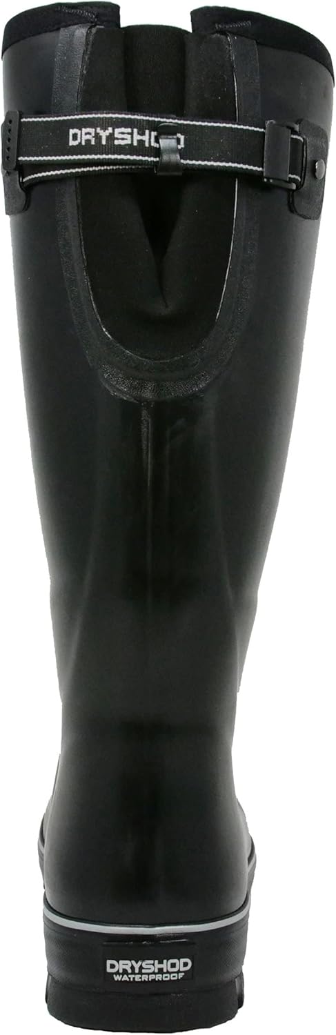 Dryshod Mudslinger Premium Rubber Farm Boots - Gusset - WIXIT Lining - MDG-MH-BK