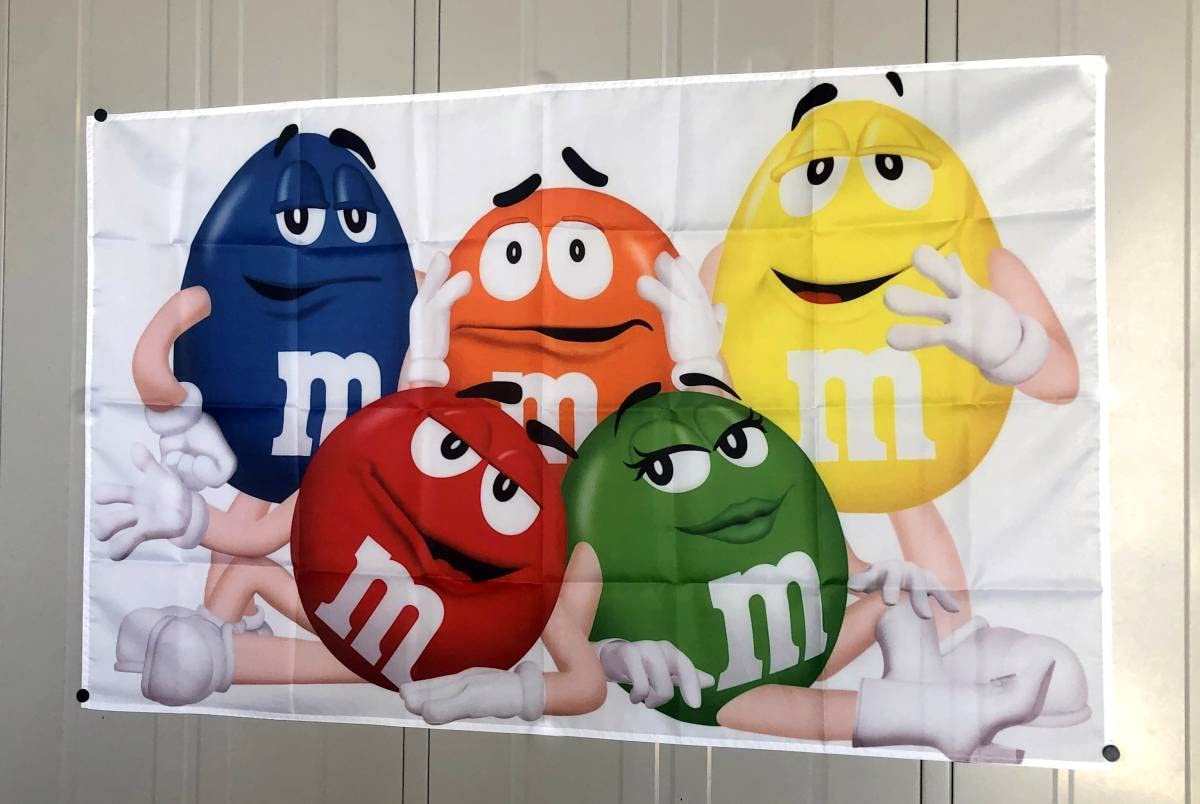 Amazon.co.jp: 海外限定 室内装飾仕様 M&M'S フラッグ MS05 アメリカン