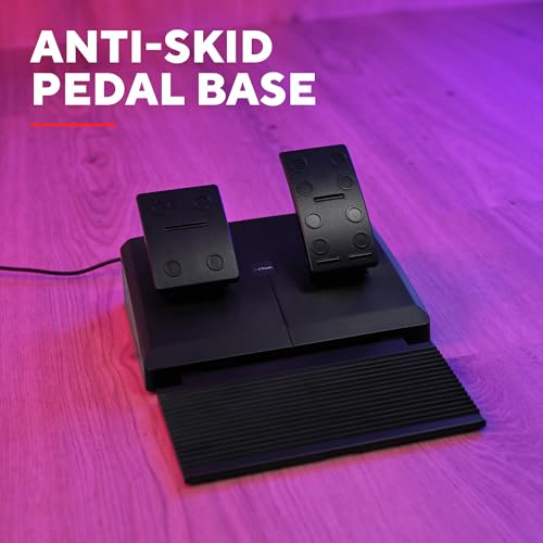 Trust GXT 289 Movi Racestuur PS4, PC, Xbox Series X/S, Nintendo Switch, Gaming Racing Wheel met Voetpedalen, Versnellingspook en Schakelflippers, Stuurwiel voor Farming Simulator / F1 / Gran Turismo - Afbeelding 6