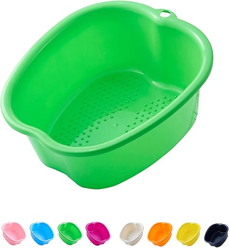 Miniatura 15 de AXLOFO® Lavabo de baño de pies para remojar pies, bañera grande de plástico para remojar pies, cubo de baño de pies para masaje de pies, ideal