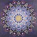Diamond Painting DIY 5D Special Shape Rhinestones, ABEUTY Purple Mandala Flowers, Partial Drill Crystal Diamond Art Kits