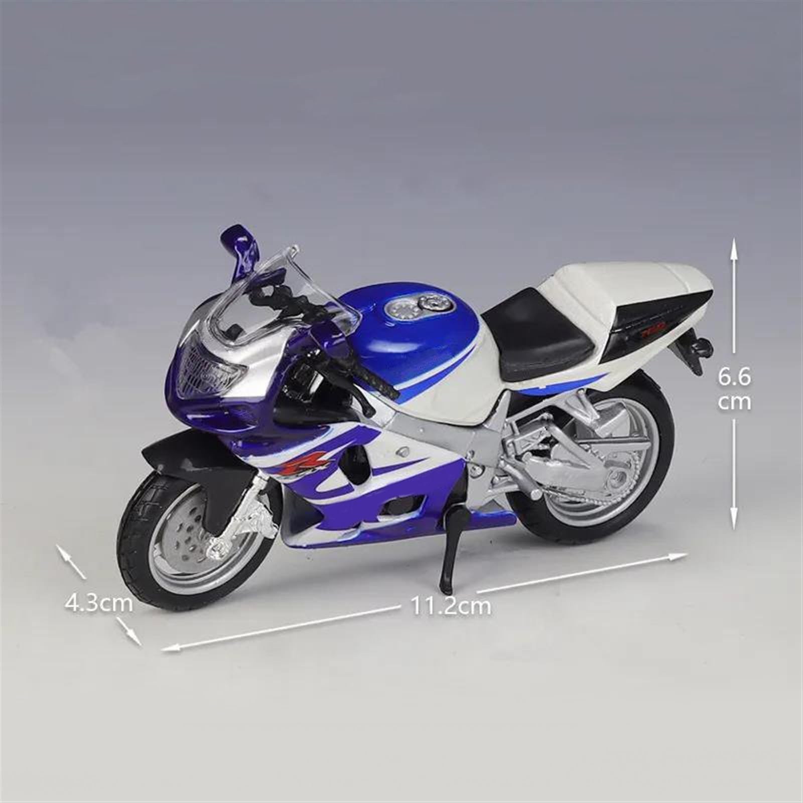 Modello Moto Modello In Metallo Collezione Di Simulazione Fonde Sotto Pressione Regali Per Per SUZUKI GSXR750 1/18(Blue With retail box)