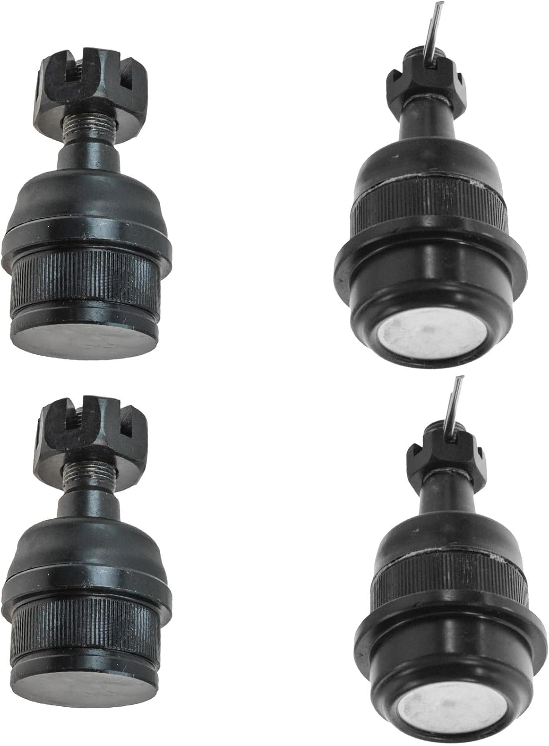 Front Upper and Lower Driver and Passenger Side Ball Joint Set Compatible with 90-01 Jeep Cherokee 90-92 Comanche 90 Wagoneer 90-06 Wrangler 93-98 Grand Cherokee 93 Grand Wagoneer