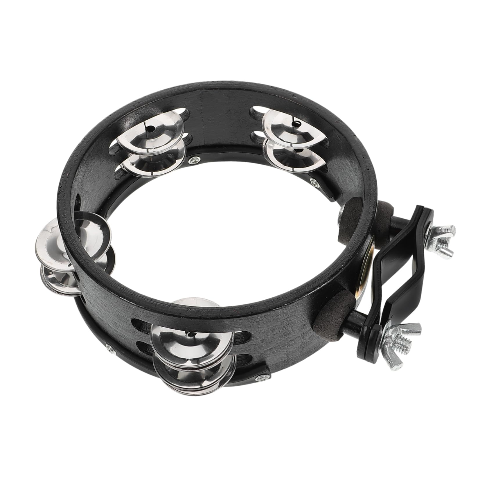 Levemolo Double Row Hihat Tambourine Hand Bell Instrument Drum Set Accessory Small Bells