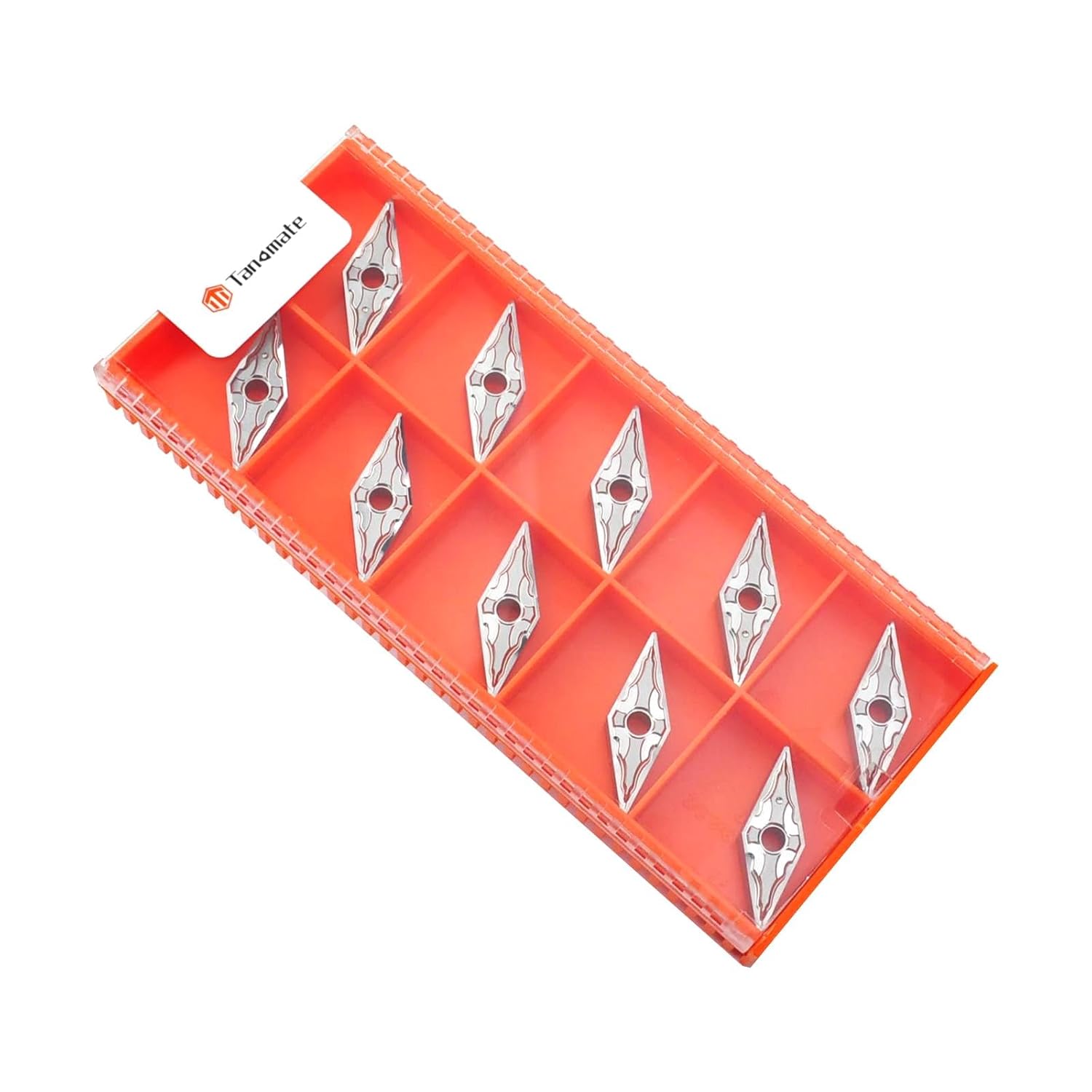 VNGG160404 (Vngg331) Carbide Turning Inserts for Aluminum & Non-Ferrous Metals, High Precision for Finishing & Medium Machining, 10 Pcs