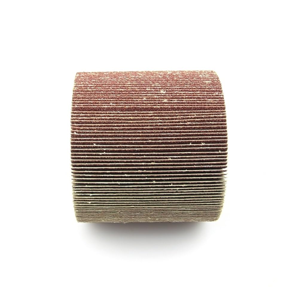 1 Piece 120 * 100 * 19mm Emery Cloth Mop Wheel Striping Wheel P40 - P600 for Metal Polishing(P120)