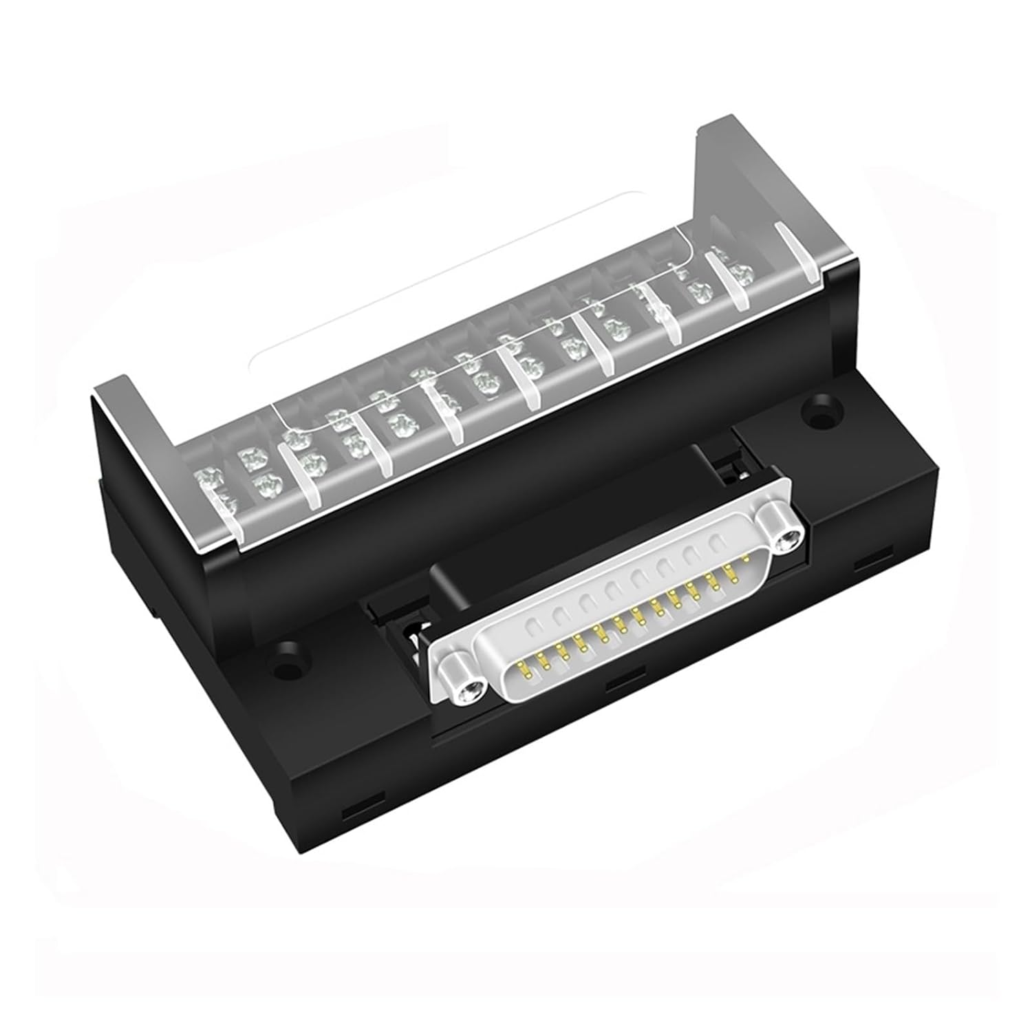 DIN Rail and Screw Mount UB DB26 Connector Interface modules, Vertical and Horizontal Types, with dust Cover(MD-DB26M-H)