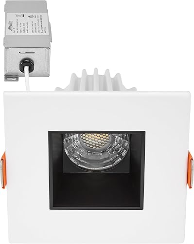 Miniatura 9 de Maxxima Downlight LED ultra delgado empotrable antirreflejos de 2 pulgadas, clasificación IC sin latas, 450 lúmenes, temperatura de 3 colores
