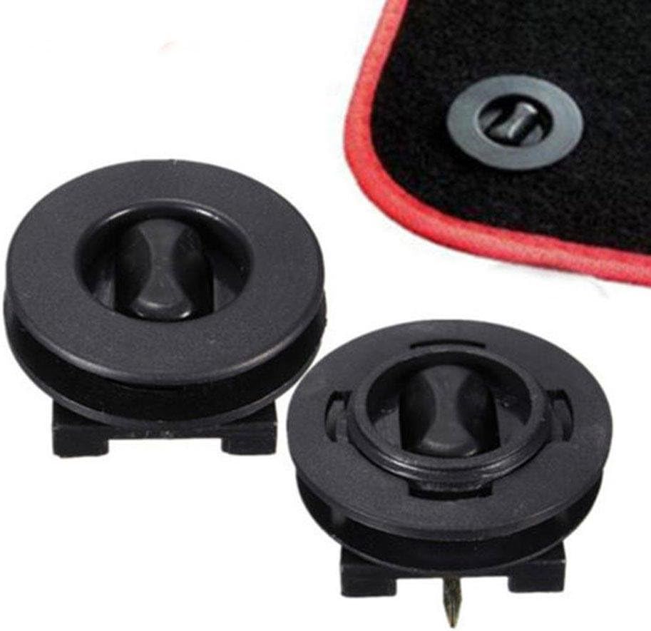 YOUNGFLY 2 Pcs Car Mat Carpet Clips Anti Slip Buckle Fixing Grips Clamps Floor Holders