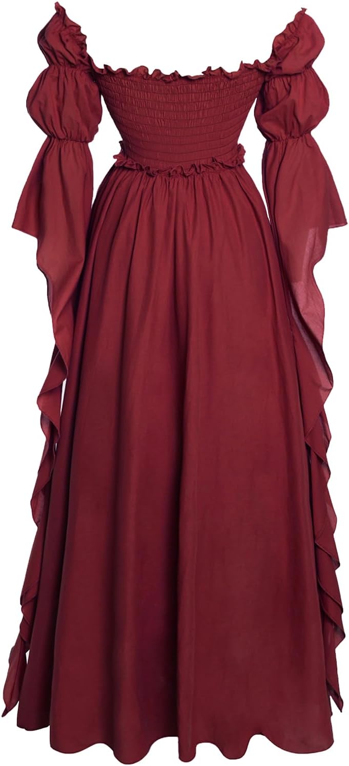 Medieval Renaissance Costume Dress Regency Dresses for Women Victorian - Image 3