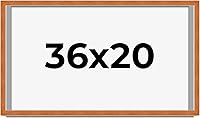 Vista 268 de Marco marrón de 18 x 24 pulgadas, marco de madera maciza de nuez de miel, ancho de moldeo de 0.875 pulgadas, profundidad de rabo de 0.875 pulgadas