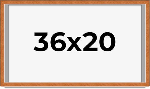 Miniatura 268 de Marco marrón de 18 x 24 pulgadas, marco de madera maciza de nuez de miel, ancho de moldeo de 0.875 pulgadas, profundidad de rabo de 0.875 pulgadas