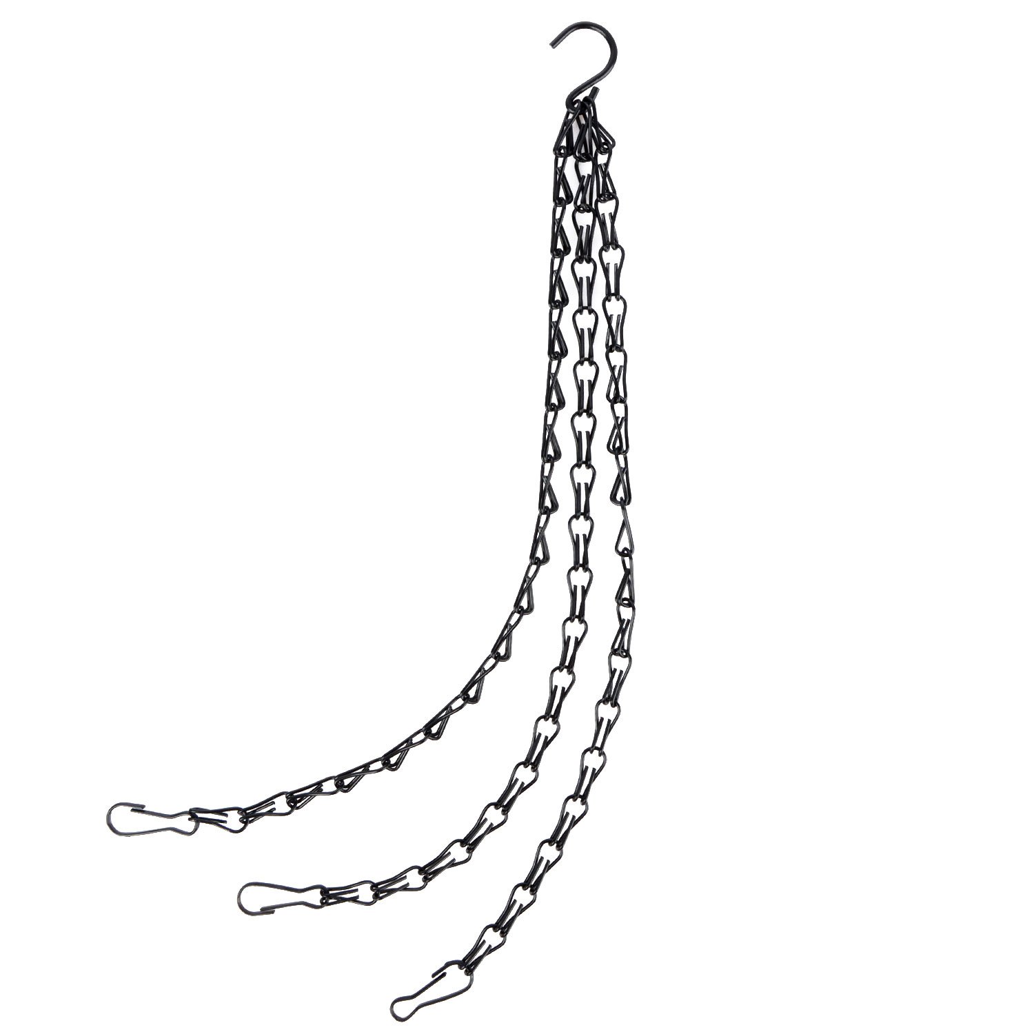 Lazyspace Replacement 3-Point Horticultural Chains Hanging Chain Plastic Ceramic Flower Pot Hanging Basket Chain for Bird Feeders, Birdbaths, Planters & Ornaments