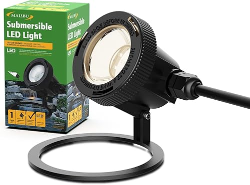 Miniatura 8 de Malibu - Luz LED sumergible para estanque, iluminación de paisaje de bajo voltaje, luz de inundación subacuática, paisaje al aire libre, luces de