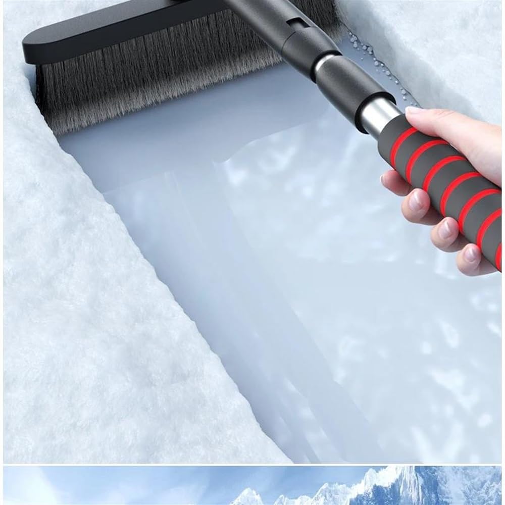 Rascador de hielo para coche Palas Remoción Nieve Automóviles Herramientas Deshielo Invierno Limpieza Deshielo Cepillos Telescópicos Palas Remoción Nieve Para Parabrisas Cepillos Rascadores de hielo p