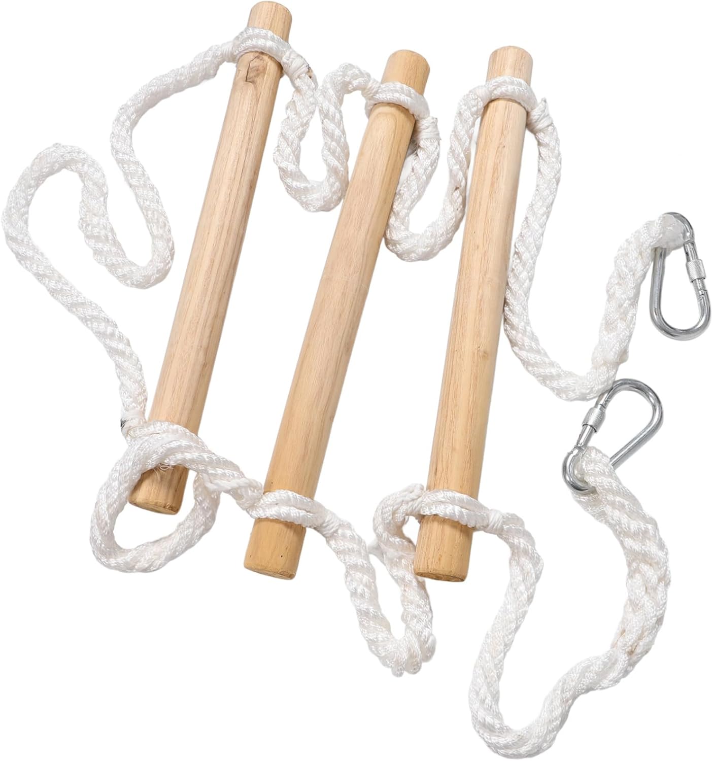 STOBAZA Rope Ladder for Bunk Bed Portable Climbing Ladder for Boys and Girls 10ft Soft Rope Sturdy Material for Dorm Room and Home Use