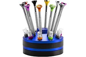 10 pcs Precision Slotted And Phillips Watch Screwdriver Set Different Sizes With...