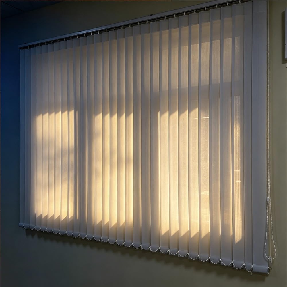 Generic Vertikal Lamellenvorhang Terrasse Große Fenster Vertikaljalousie