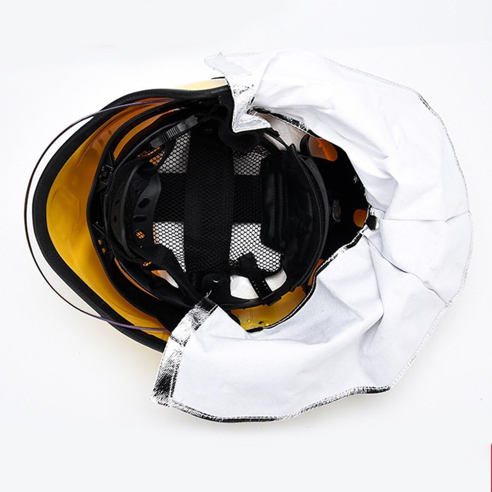 Casco De Seguridad Amarillo, Sombrero De Rescate, Protector Ignífugo, Casco De Seguridad para Bomberos, Casco De Búsqueda Y Rescate De Emergencia Resistente Calor
