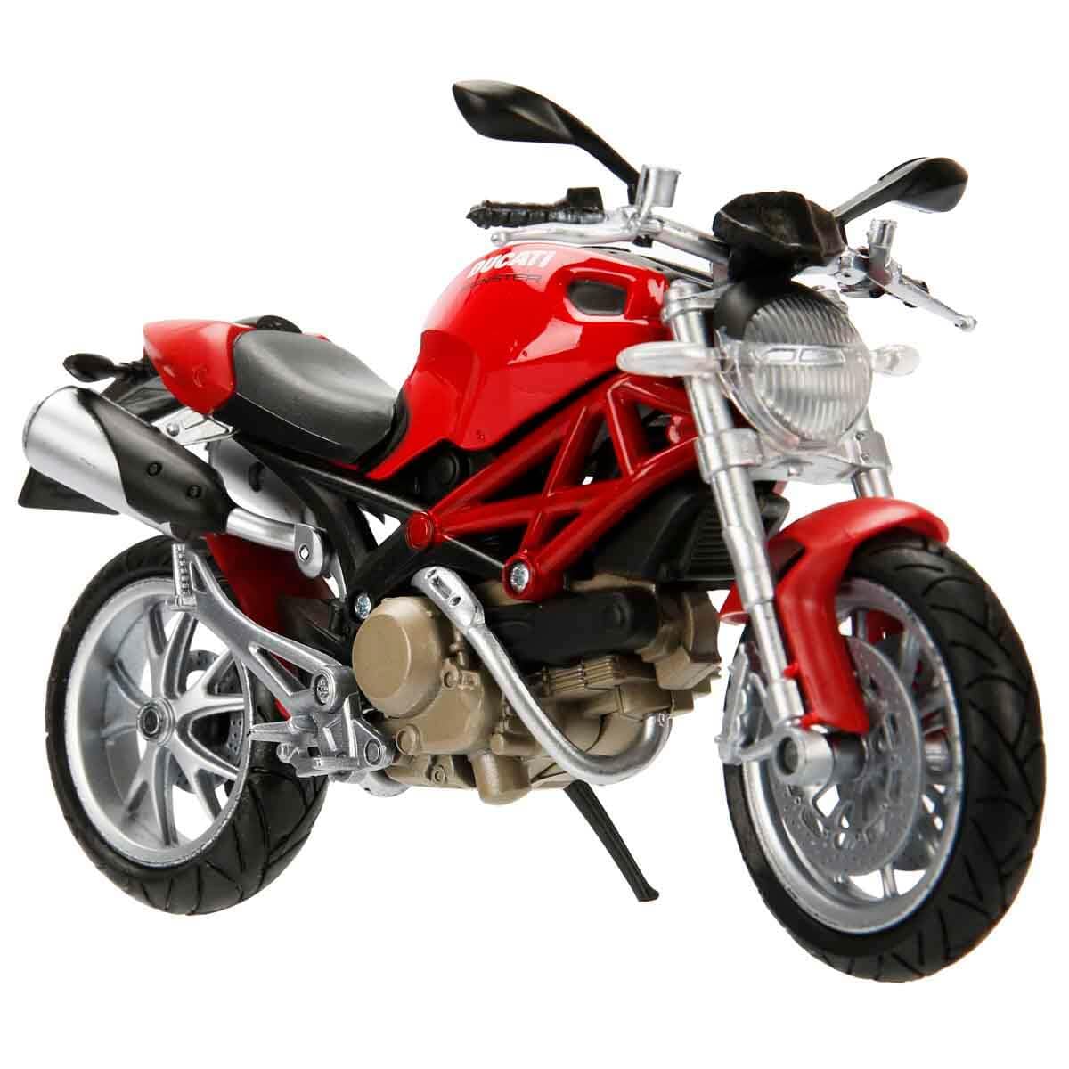 NewRay 44023 A Model Vehicle Ducati Monster 1100 Motorcycle Scale 1:12 Scale Random Colour