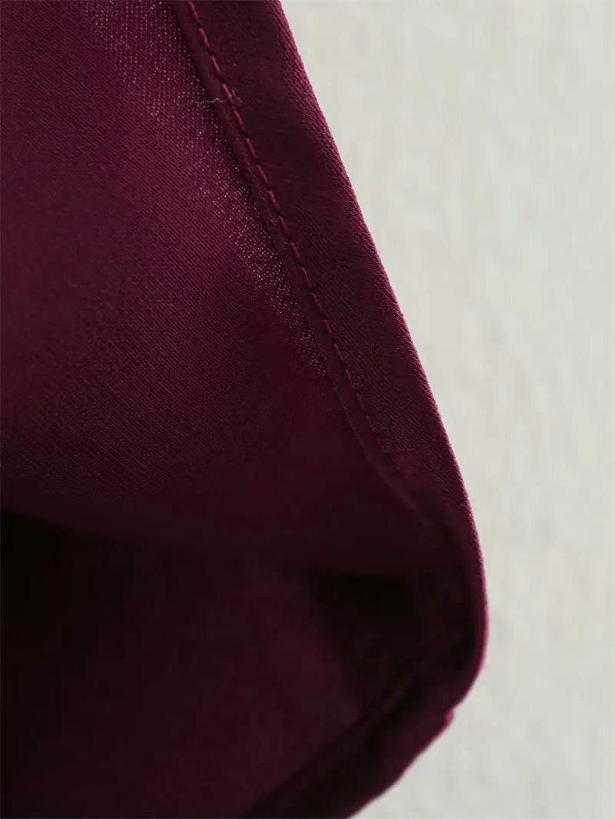 Camicia Donna Camicie Autunno Camicette Eleganti E Rilassate alla Moda per Le Vacanze Street Chic Youth Joker Primaverile-Bordeaux-m