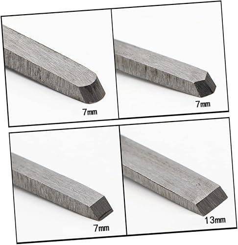 Miniatura 7 de VILLFUL 12 piezas de tinta pozo de bambú artesanía tallado cinceles de madera tallado maleta rueda de repuesto pequeña muñeca sombreros de