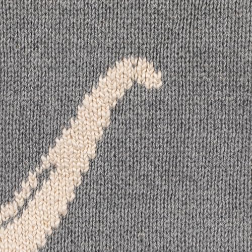 Image of Creative Co-Op Cotton Knit Baby Blanket with Dinosaurs, 40 inch L x 32 inch W