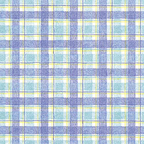タカ印 ラッピングペーパー 49-8157 タータンチェックB 全判 10枚巻ロール