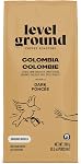 Level Ground Coffee - Colombie Origine unique - Rôti foncé, haricots entiers - Commerce équitable, Kosher - Café spécialisé - Grande dans un Drip Brew, Presse française, Pour Over - Goûts gras, riches, intenses - 300g / 10.5oz