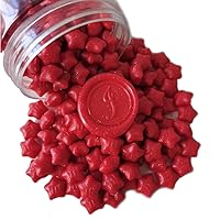 Vista 15 de Flash Wax Seal Beads – 300 cuentas de cera de sellado de estrella de la suerte para invitaciones de boda, paquetes de vino, tarjetas, envoltura