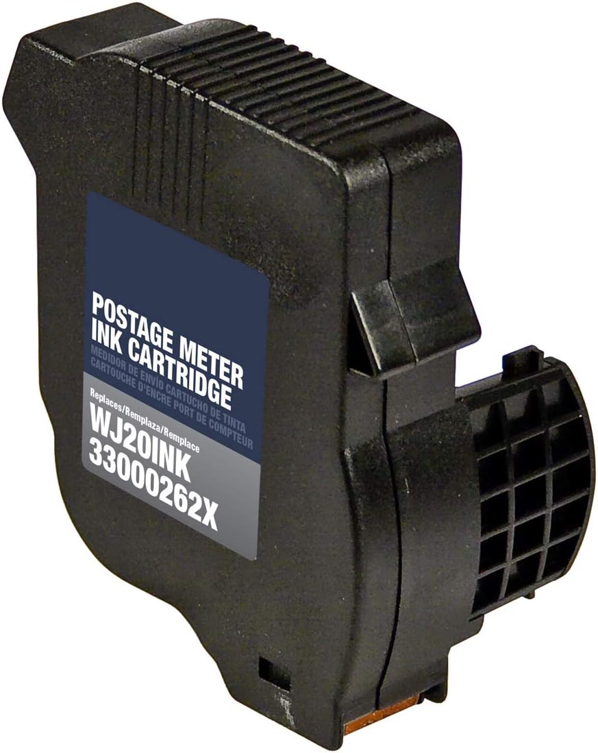 Save On Postage Ink Postage Meter Cartridge WJ20 (WJ20INK / WJ20INK-1 / 3300262X) Compatible with Hasler Postage Machine Ink – Red Ink Tank for Mailing System - WJ20 Ink