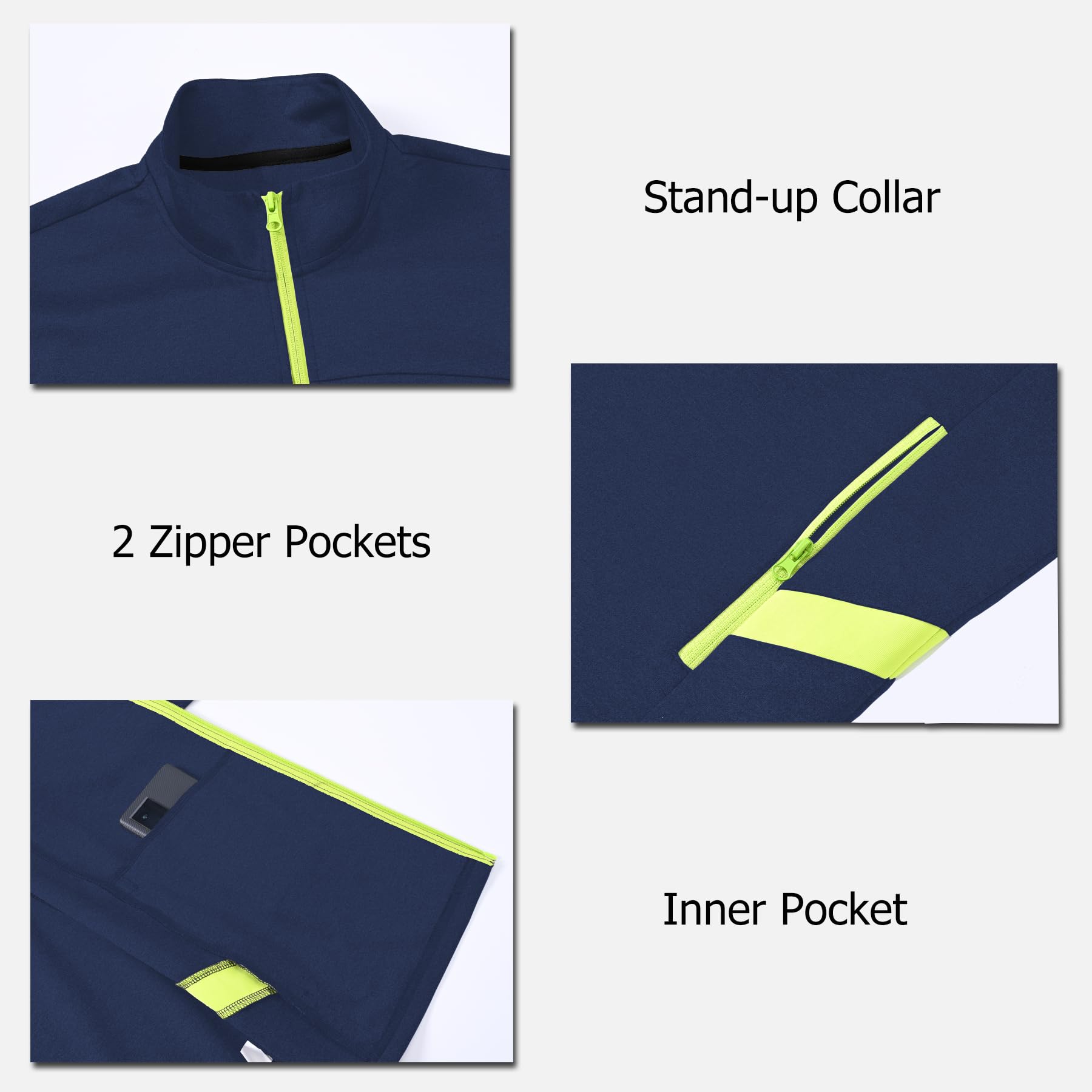 INNERBUT Tuta da uomo 2 pezzi tuta set per uomo tuta da jogging set sport full zip atletica tuta da uomo